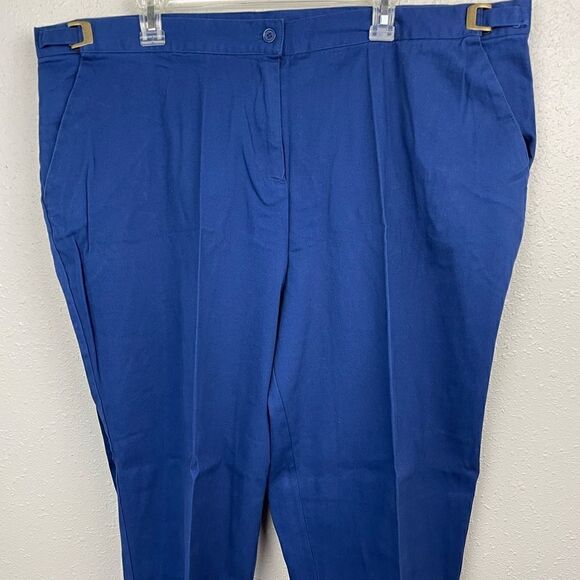 NWOT Bedford Fair Blue Casual Pants Size 18W - Picture 2 of 7